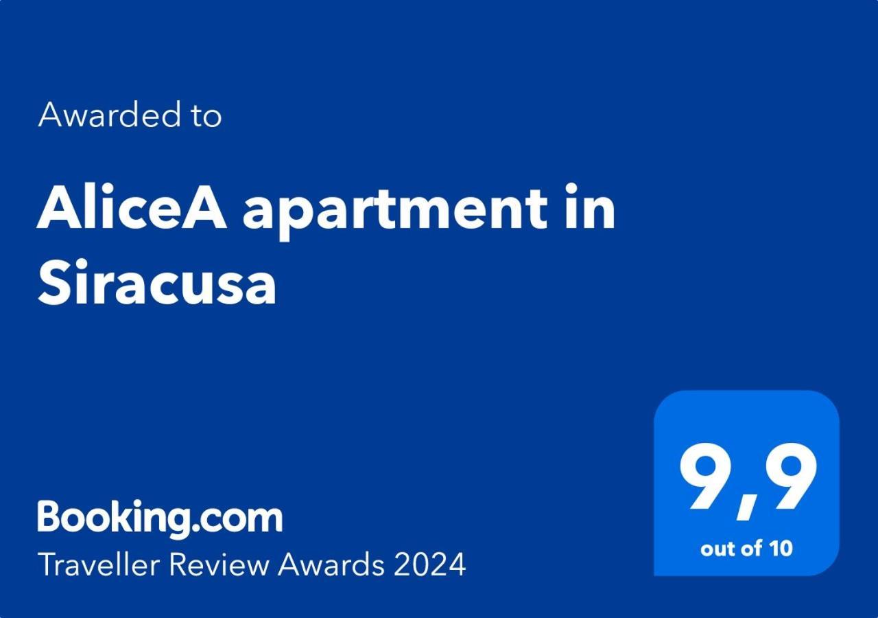 “AliçeA” apartment in Siracusa Syracuse Exterior foto